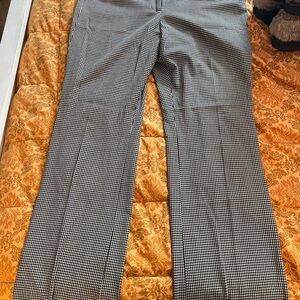 Liz Claiborne Men's Black and White Patterned Dress Pants